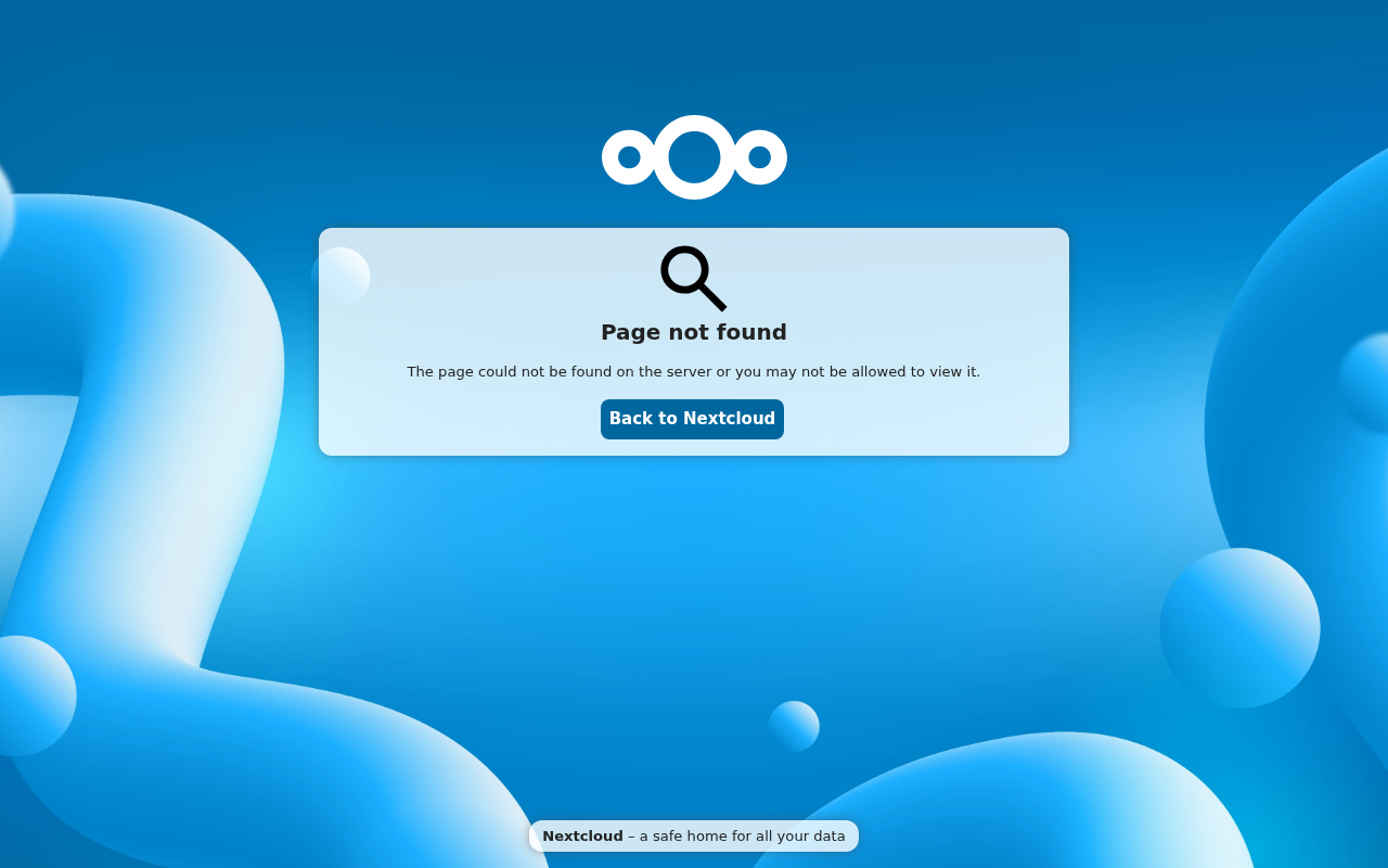 User settings dialog